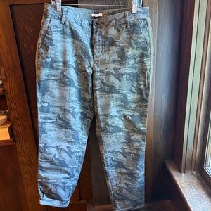 Maurices Olive Camouflage Pants